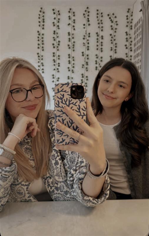Ich mit meiner Schwester